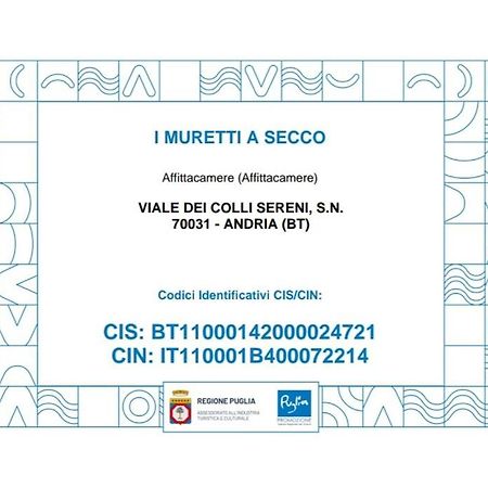 I Muretti A Secco B&B Castel Del Monte  Zewnętrze zdjęcie