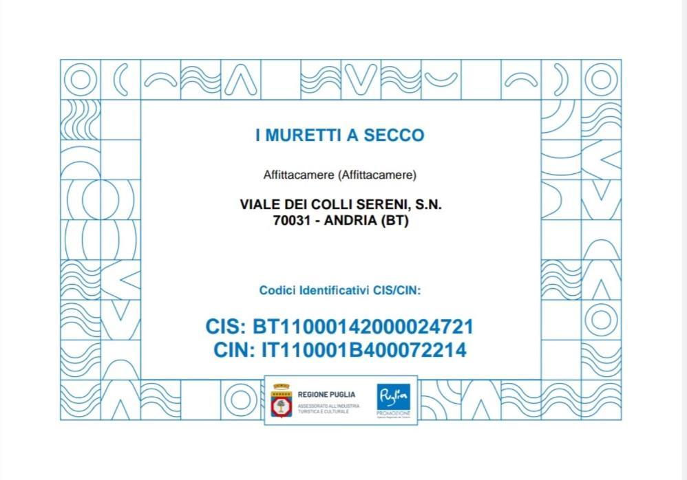 I Muretti A Secco B&B Castel Del Monte  Zewnętrze zdjęcie